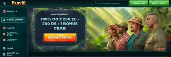 Bonus powitalny Playio Casino dla polskich graczy 2026